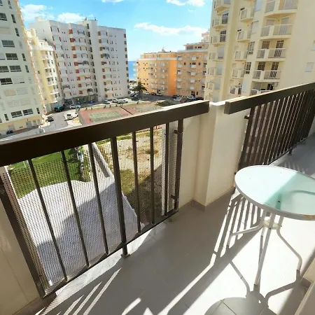 Algarve T1 W Balcony And Sea View In Lägenhet *